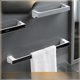 thumbnail image 1 of Toallero de pared de viscosa de plástico simple sin perforaciones para baño, 1 of 1