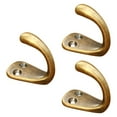 thumbnail image 3 of Ganchos multiusos para abrigos de pared, ganchos multiusos de latón para Organización del hogar, ganchos para ropa, ganchos decorativos resistentes, 3 Bronce, 3 of 8