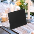 thumbnail image 2 of FELTECHELECTR Tabletop Message Board Acrylic Black V Shaped Wedding 12Pcs 3.9X3.1X2.4In, 2 of 6