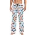thumbnail image 7 of FORMRS Mens Pajama Pants with Pockets Sleepwear Lounge Bottoms Sizes S-2XL, Blue Shimmering Pattern, 7 of 7