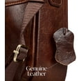 thumbnail image 5 of Men's Leather Briefcase, Brown, with Padded Protection, 5 of 5