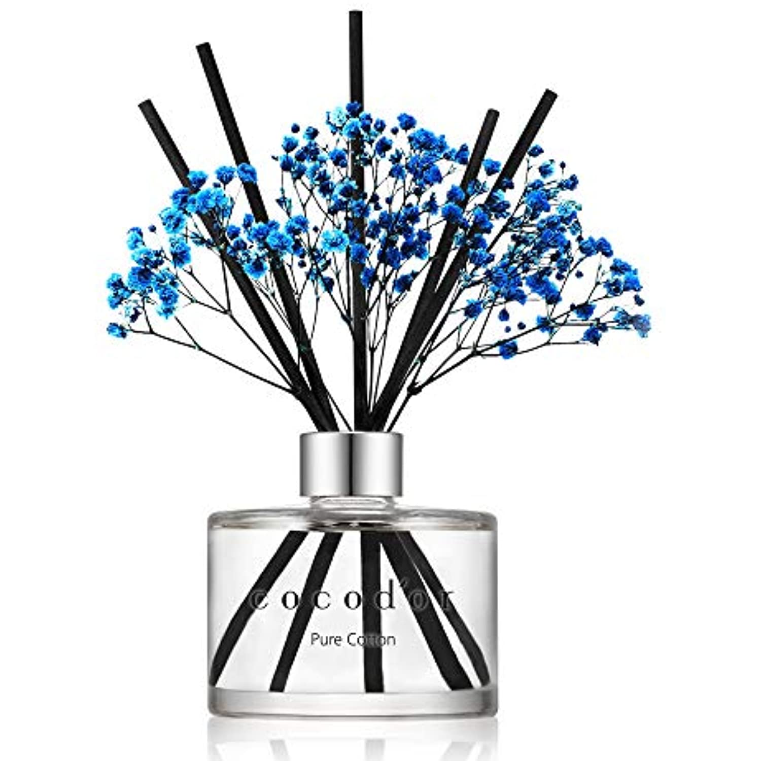 Cocod'or Preserved Real Flower Reed Diffuser / Pure Cotton / 6.7oz