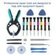 thumbnail image 2 of Kit de herramientas de reparación de apertura de pantalla de teléfono, juego de destornilladores para teléfonos Android/inteligentes, 2 of 8