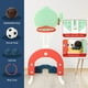 thumbnail image 5 of Yeshouse Juego de tobogán 7 en 1 para niños pequeños con columpio y aro de baloncesto, juego de interior y exterior para niños, juego de patio que incluye trepador, fútbol y golf, 5 of 8