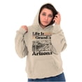 thumbnail image 3 of Arizona AZ Vintage Grand Canyon State Hoodie Sweatshirt Women Men Brisco Brands 2X, 3 of 6