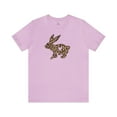 thumbnail image 2 of Bunny Short Sleeve T-shirt, Rabbit Women T-shirts, Easter T-shirts, 2 of 4