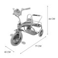 thumbnail image 2 of Triciclo Doble Macilux  Rosa, 2 of 4