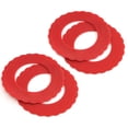 thumbnail image 2 of Set de 4 unidades de silicona Mini Pie Pan Shields Norpro, 6 pulgadas, color rojo, 2 of 5