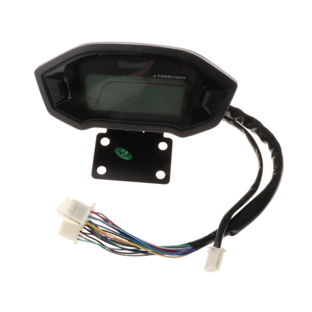 Maoww Motorcycle Modified LCD Digital Instrument Universal Quad Bike Gauge Digital