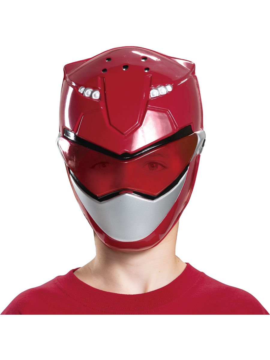 Child's Power Rangers Beast Morphers Red Ranger Mask Costume Accessory