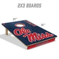 thumbnail image 6 of YouTheFan NCAA Mississippi Rebels 2' x 3' Cornhole Game, 6 of 6