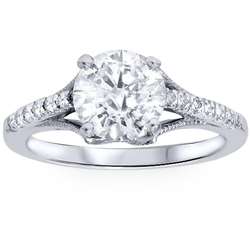 7/8ct Vintage Diamond Engagement Ring 950 Platinum