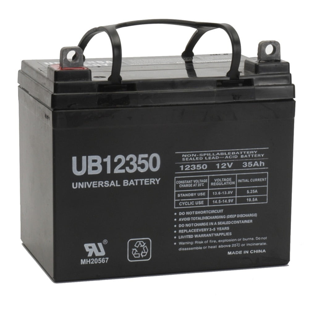 "Universal Battery UB12350 12 Volt 35 Ah Replacement Battery" Walmart