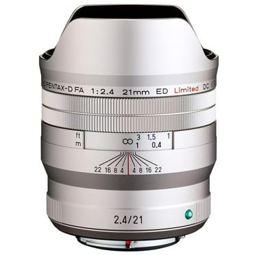 Pentax HD Pentax-D FA 21mm f/2.4 ED Limited DC WR Lens, Silver