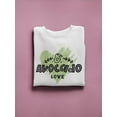 thumbnail image 3 of Avocado Love Sketch Sweatshirt Women -Image by Shutterstock, Female 3X-Large, 3 of 4
