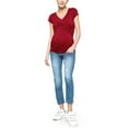 thumbnail image 6 of Gvmfive Women Pregnant Short Sleeve Maternity Tops Summer Breastfeeding Nursing T-Shirt, 6 of 6