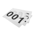 thumbnail image 4 of Pack de 100 dorsales deportivos, dorsales , portátiles y reutilizables, para deportistas, competiciones y eventos deportivos., 4 of 9