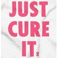thumbnail image 2 of Breast Cancer Awareness Just Cure It Women Plus Size Crewneck Sweatshirt Brisco Brands 4X, 2 of 5