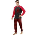 thumbnail image 2 of Onlypjs Family Matching Christmas Pajamas Sets – Festive Plaid Holiday Sleepwear for Women, Men, Couples, 2 of 8