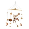 thumbnail image 3 of Montessori Baby Crib Mobile Hanging Bed Bell Toy for Girls Boys Infant Ceiling Rabbit, 3 of 8