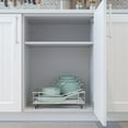 thumbnail image 5 of Home Zone Living 17"Width x 21"Depth 1 Under Sink Storage Pull Out Organizer, Silver, 5 of 9