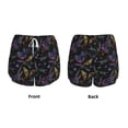 thumbnail image 5 of Picia Lavender Flowers Pattern Women's 2 in 1 Athletic Running Shorts High Waisted Workout Casual Gym Sweat Shorts with Comfy Liner Zipper Pockets-XX-Large, 5 of 9