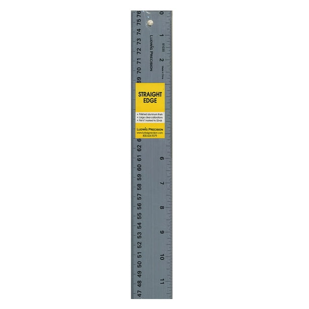 Precision Aluminum Straight Edge 36 in. (pack of 2)