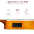 thumbnail image 3 of Best Choice Products 22-Fret Electric Bass Guitar with 4-Band Equalizer, Aged Natural with Gig Bag, 3 of 7