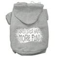 thumbnail image 4 of Pet, Dog  Cat Hoodie Screen Printed, "Dirty Dogs Have More Fun", 4 of 10
