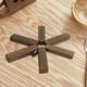 thumbnail image 4 of Manteles individuales de madera con almohadillas creativas resistentes al calor para mesas. B, 4 of 9