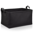 thumbnail image 1 of Bouclair Panier de Rangement Chita Noir avec Poignées Grand, 1 of 2