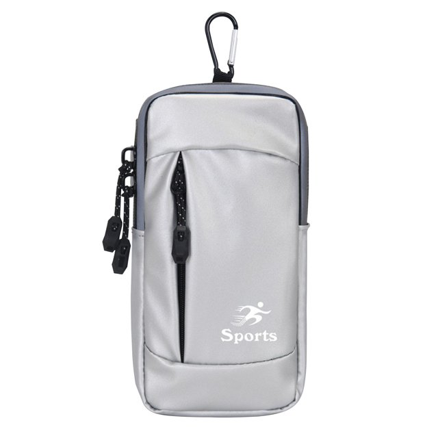 WRKEKC Brassard de Téléphone Réglable pour Course et Entraînements - Pochette Universelle avec Bandes de Sécurité Réfléchissantes