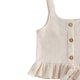 thumbnail image 5 of Conjunto de Mesa Redonda Niñas de Moda Casual Manga Corta Cuello Redondo Botón Pantalones Cortos Impresos Conjuntos para Viajes Diarios Casa Conjunto de Pantalones para Niñas de Vacaciones, 5 of 6