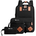 thumbnail image 1 of Mochila Set de 3 Piezas Bluelander, Negro, 1 of 5