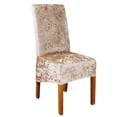 thumbnail image 1 of Inteprter Funda para silla con banda elástica, funda para asiento desmontable, funda para silla elástica fácil de limpiar, resistente al desgaste para Decoración del hogar Inteprter HA013343-00, 1 of 6