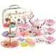 thumbnail image 2 of Juguete Juego de Té para Niñas, Juego de Té para Niños, Juego de Té de Princesas, Juego de Té de Hojalata para Niños, Tazas, Tetera, Pasteles de Plástico AMMAO  TOY230209-1487toy, 2 of 2