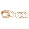 thumbnail image 4 of yotijay 10pcs Metal Round Rings Close Hoops Iron Loop For Crafts DIY Gifts Golden 35mm, 4 of 7