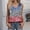 Deep Red, variant on 250th Anniversary Tank Top for Women 1776-2026 - Sparkly Ombre American Flag V-Neck Sleeveless Tee - Patriotic 4th of July Graphic Blouse Beige L
