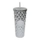 thumbnail image 1 of Summer 710 Vaso De Plástico Reutilizable De 800 Ml Con Tapa Y Pajita Vaso Para Bebidas Frías Con Pajita Vaso Transparente De Doble Capa De Plástico Vaso Con Pajita De Gran Capacidad Tapa Portátil Cr, 1 of 3