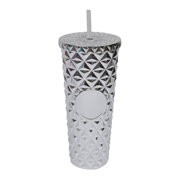 Summer 710 Vaso De Plástico Reutilizable De 800 Ml Con Tapa Y Pajita Vaso Para Bebidas Frías Con Pajita Vaso Transparente De Doble Capa De Plástico Vaso Con Pajita De Gran Capacidad Tapa Portátil Cr