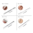 thumbnail image 3 of Juego de manicura y cortaúñas, kit de herramientas para el cuidado de la pedicura, kit de cuidado de acero inoxidable, 12 piezas para viajes o para el hogar, color negro, 3 of 6