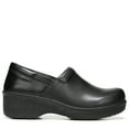 thumbnail image 3 of Dr. Scholl's Womens Dynamo Work Slip Resistant Clog Black Leather 6 M - Medium & Wide Width, 3 of 8