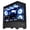 Black, variant on Hoengager Gaming PC AMD Ryzen 7 9800X3D, Geforce RTX 5070 12G, 32GB DDR5, 1TB M.2 SSD, 850W PSU, RGB Liquid Cooling, RGB Fusion 2.0, Windows 11 -White