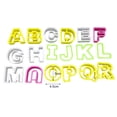 thumbnail image 4 of SPRING PARK Alphabet Letter Cookie Cutters,26 Pcs Plastic Fondant Letter Cutters for Sandwich Sugarcraft, 4 of 5