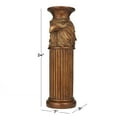 thumbnail image 3 of DecMode 7" x 24" Bronze Polystone Eagle Pedestal Table, 1-Piece, 3 of 9