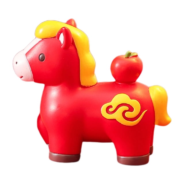 Figura de caballo, figura de Feng Shui chino, estatua de resina animal, decoración de escritorio D