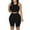 Black, variant on WCMZJ Workout Sets for Women 2 Piece Seamless Ribbed Crop Tank Top Sport High Waist Biker Shorts GYM Yoga Exercise Outfits Hot Pink XXL