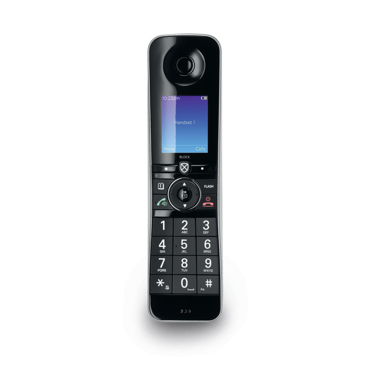 Motorola D87 Series Bluetooth Cordless Telephone - Twin Pack - Black