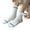 White, variant on DQRPSEETB Male Casual Striped Socks Solid Invisible Breathable Middle Tube Socks Compression Socks Men,Compression Socks Black
