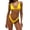 Yellow, variant on Bikini Sets for Women Print Push-Up Padded Bra Beach Womens Swimsuits Beachwear Swimwear Swimsuit 2026 New